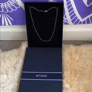 🖤SALE🖤Black Onyx and 14k gold bead necklace